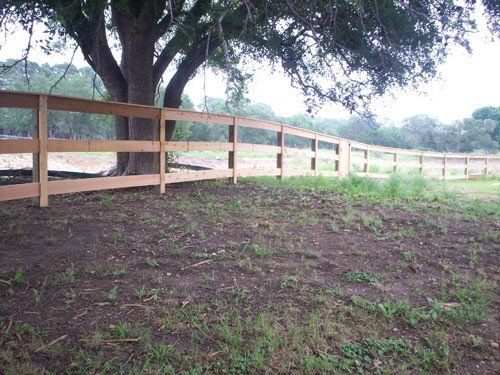 Wood Fence Protecting Ranch — San Antonio, TX — Alamo Fence Company of San Antonio, Inc.