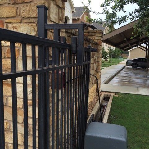 White Metal Fence In Seaside — San Antonio, TX — Alamo Fence Company of San Antonio, Inc.