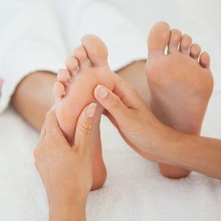 foot massage by an expert