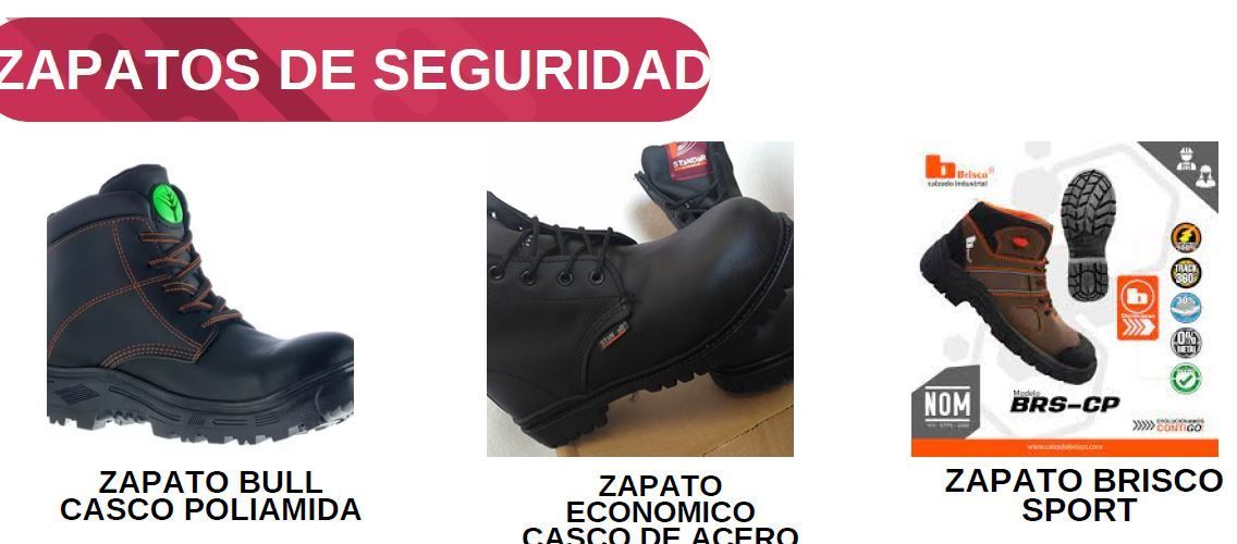 TRAPO INDUSTRIAL APODACA- zapatos de seguridad