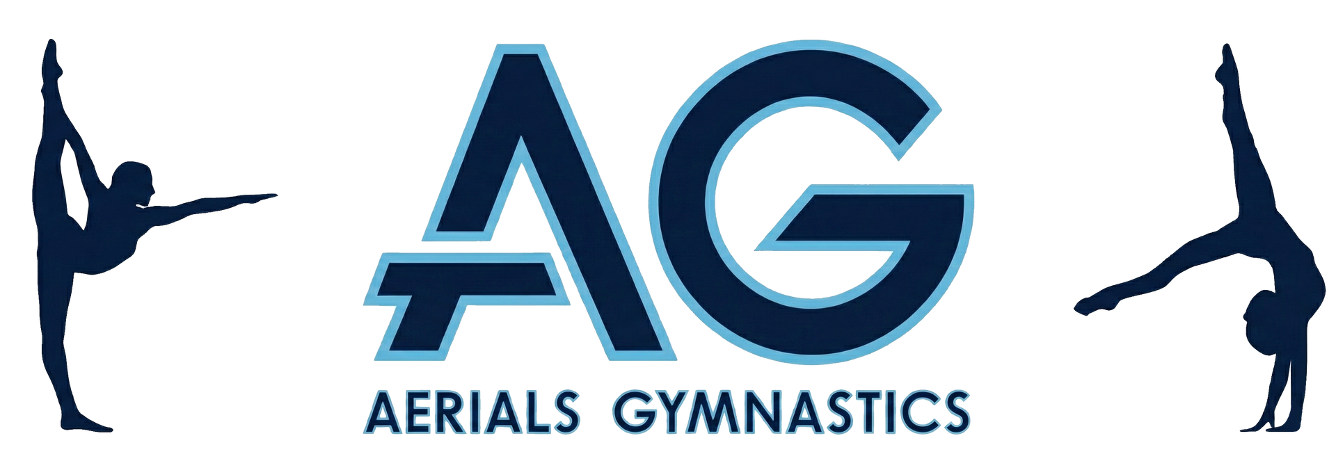 A logo for american stars gym with a red , white and blue star