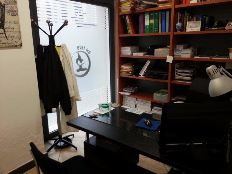 Ufficio nel laboratorio di analisi cliniche