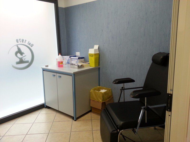 sala per prelievi ematici