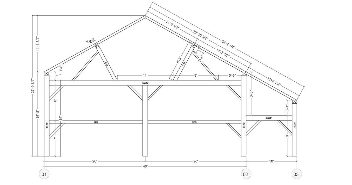 Timber Frames For Sale 1453 Sebringville English Style Frame