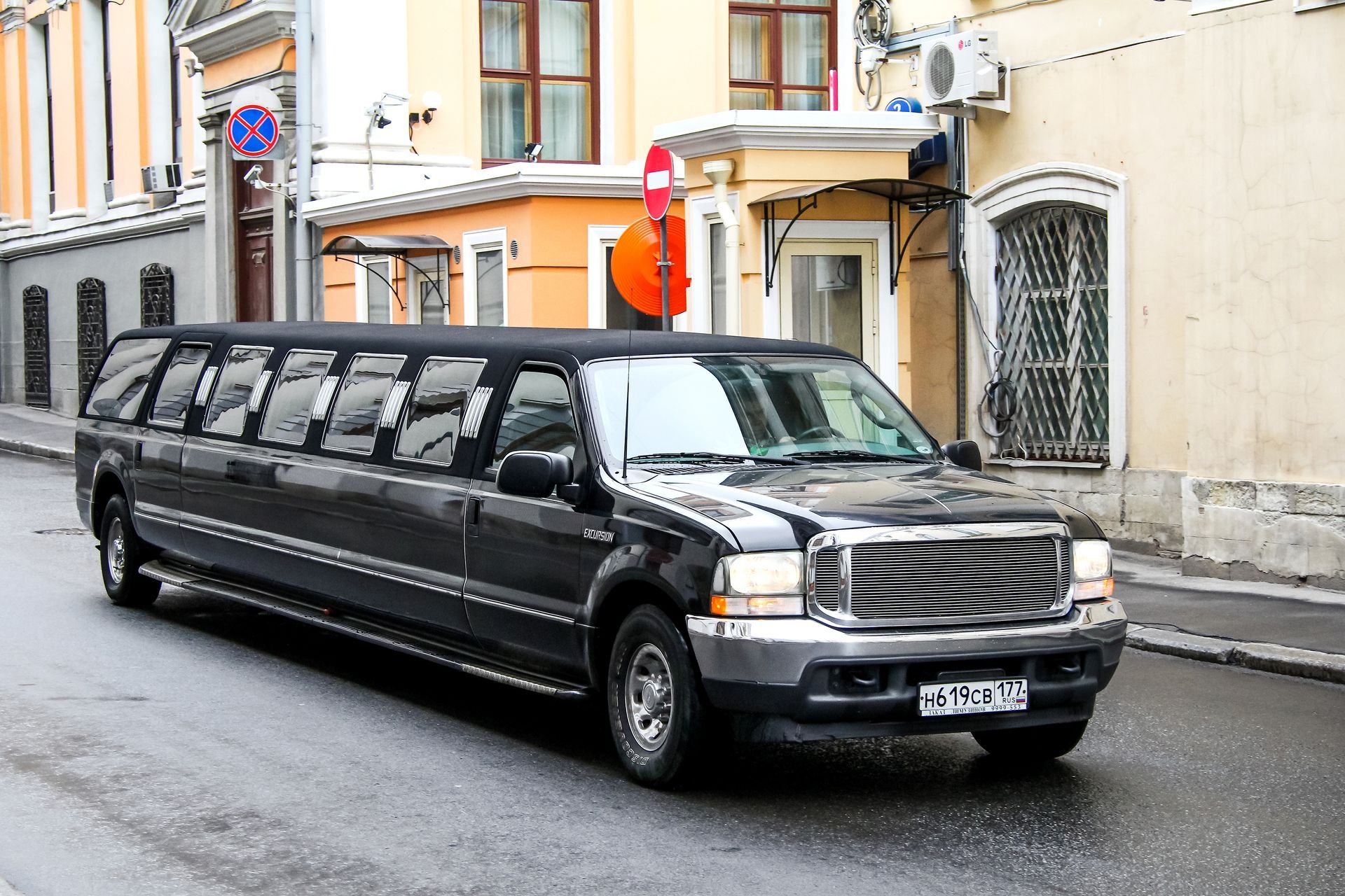 Elegant Black Limousine