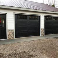 Two Black Garage Doors - Rutherfordton, NC - Essential Garage Doors