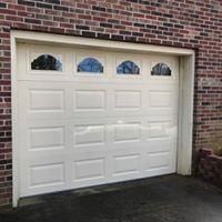 Brick House with White Garage Door - Rutherfordton, NC - Essential Garage Doors