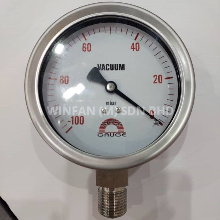 Vacuum Pressure Gauge, Winfan (M) Sdn Bhd