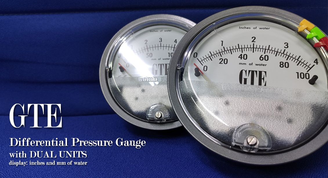 GTE dual-scale differential pressure gauge, Winfan (M) Sdn Bhd