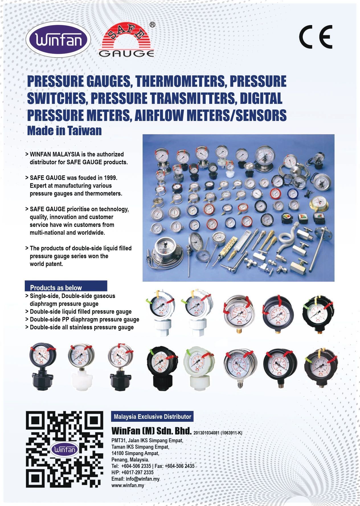 Safe Gauge products catalog, Winfan (M) Sdn Bhd