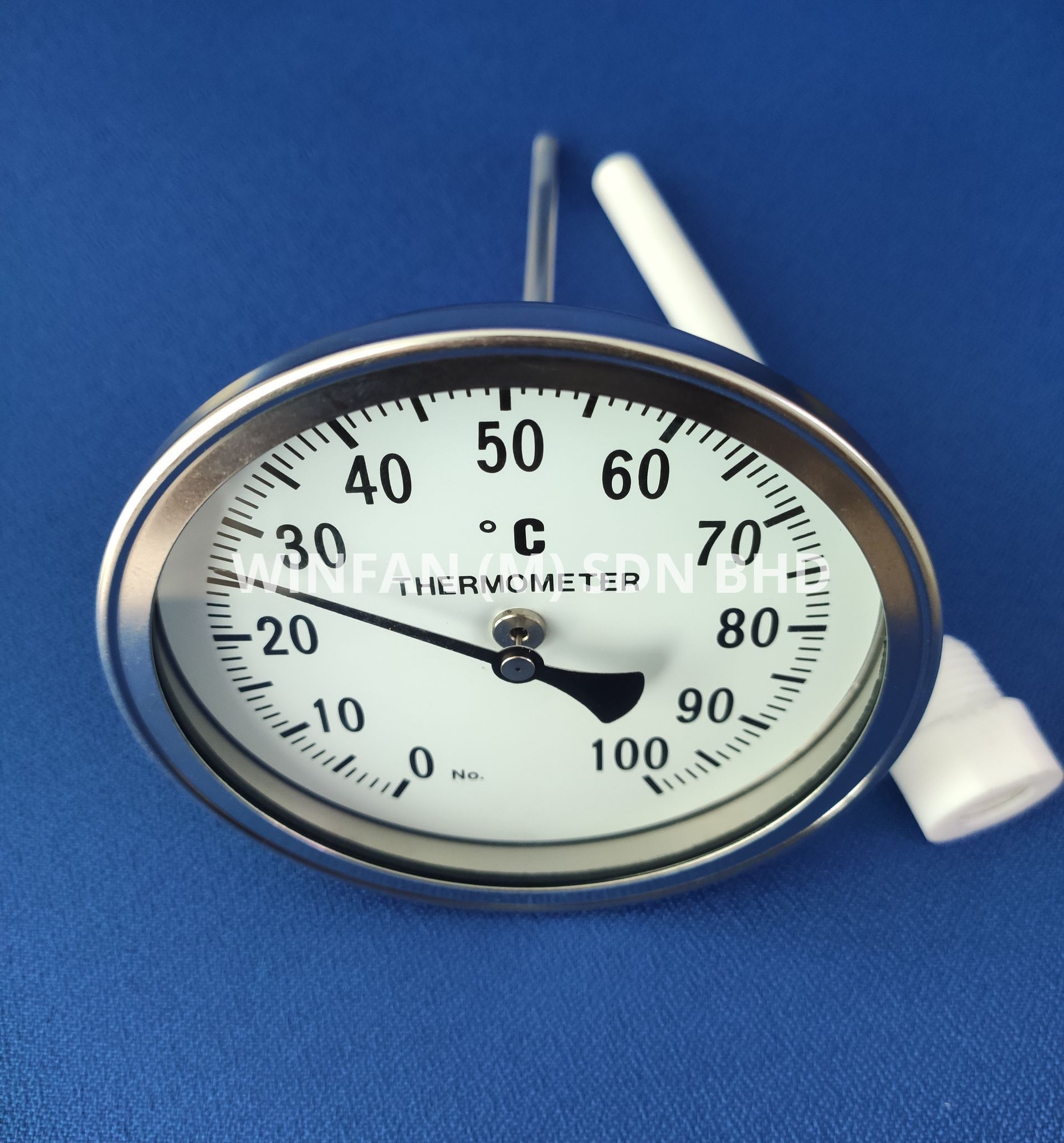 Thermometer c/w PTFE Thermowell, Winfan (M) Sdn Bhd