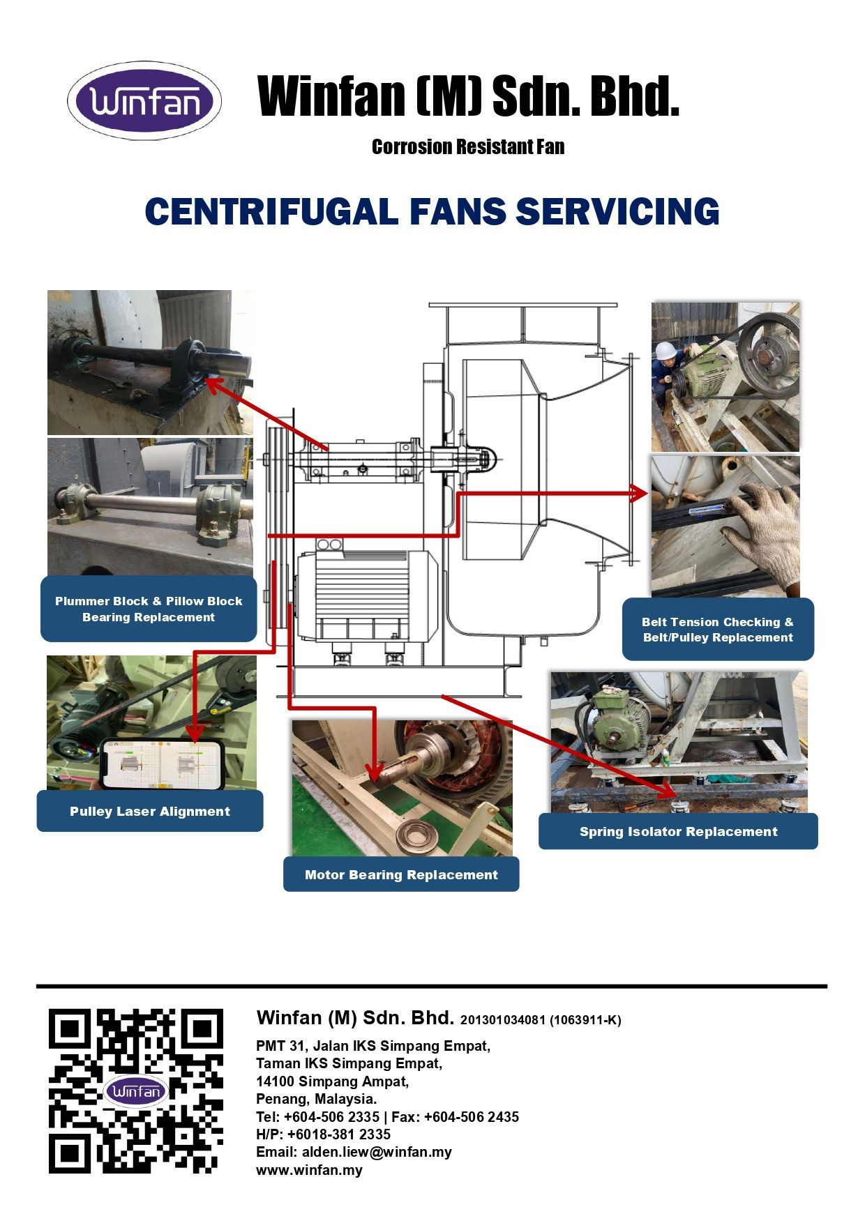 Fan service catalog, Winfan (M) Sdn Bhd