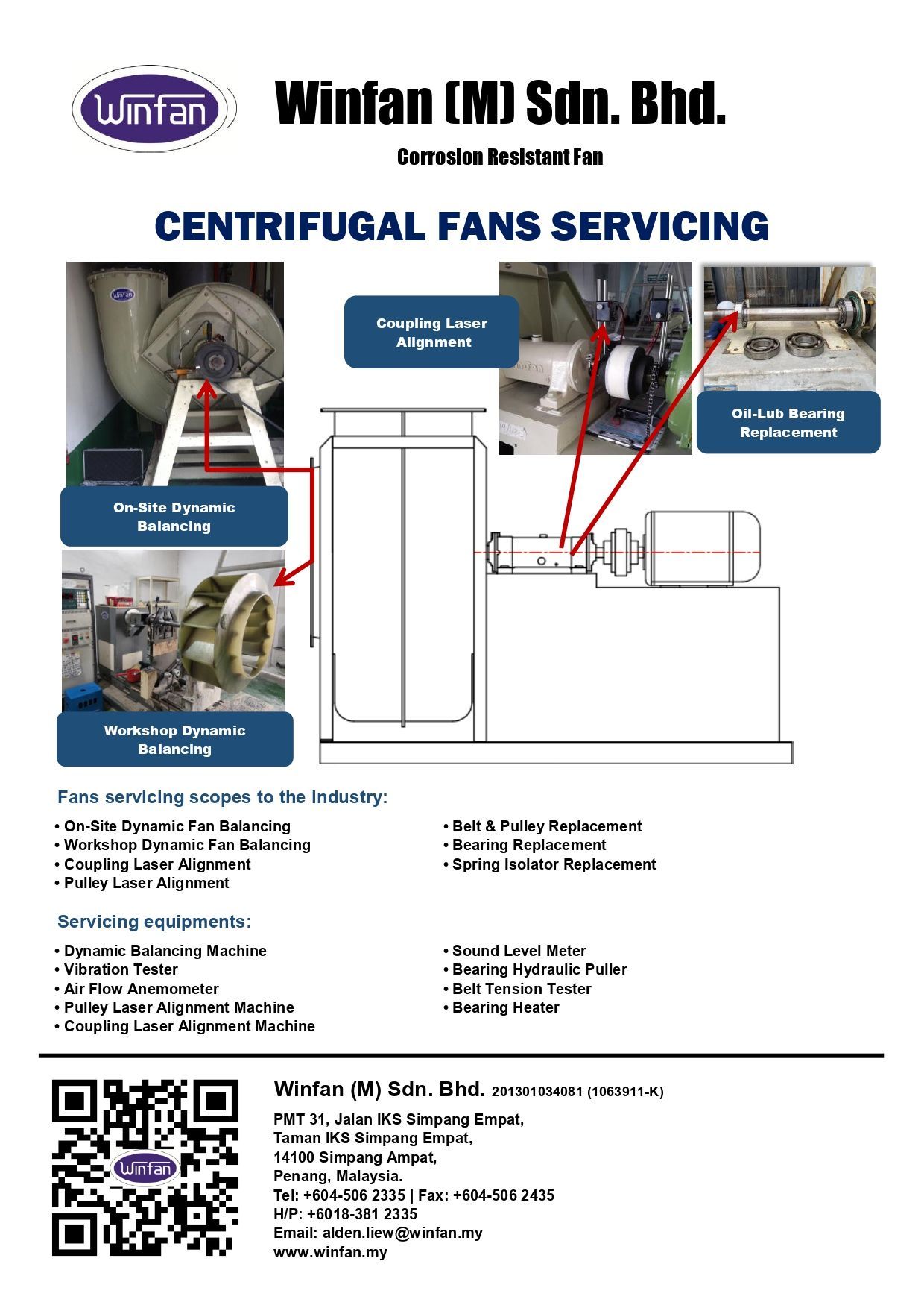 Fan service catalog, Winfan (M) Sdn Bhd