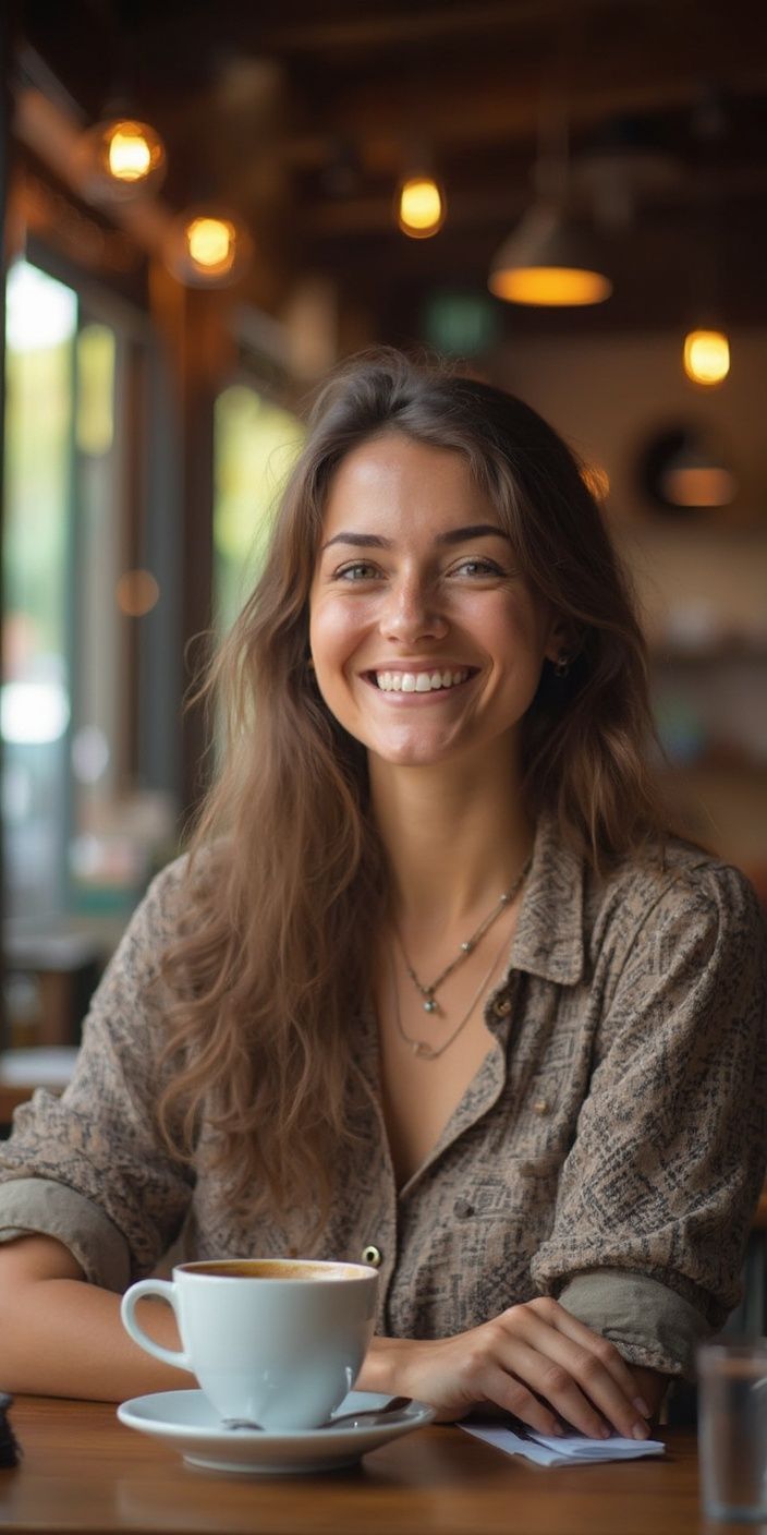 photo of young girl smiling