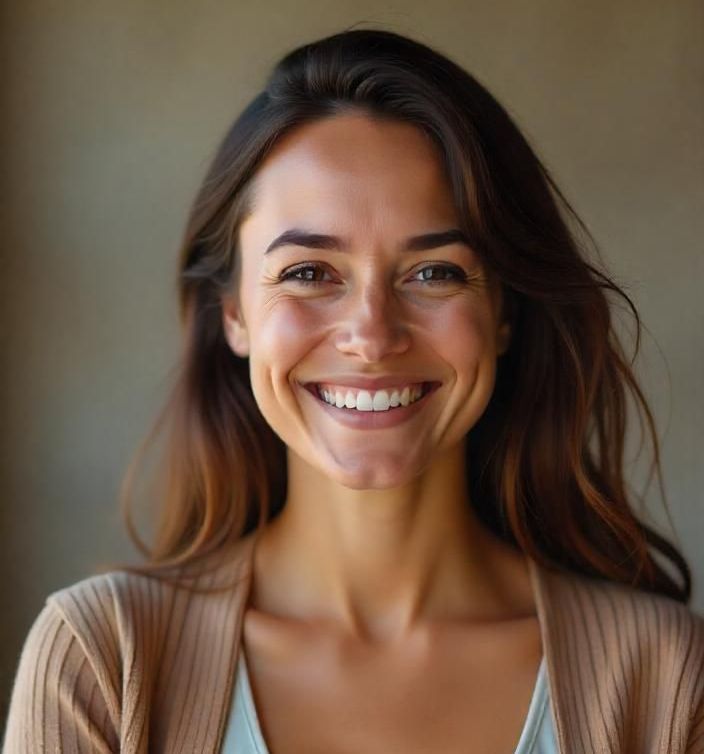 photo of young woman smiling