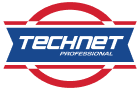 Logo for TechNet Professional, featuring a blue banner with white text inside a red and white circular design. | Auto Check Elite