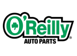 O'Reilly Auto Parts logo: Green text and shamrock on a black and white background. | Auto Check Elite