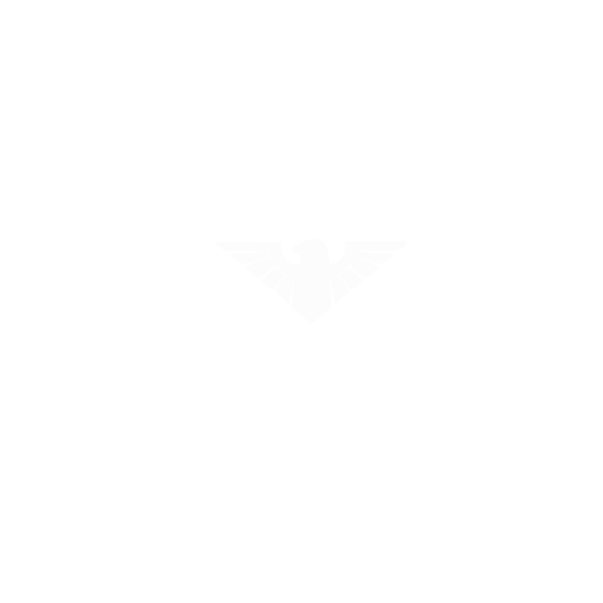 White Batman logo.