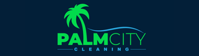 palm city cleaning business logo