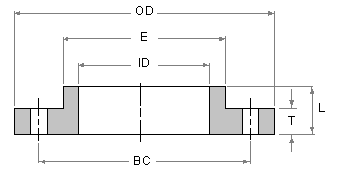 Um desenho em preto e branco de um pedaço de madeira com medidas.