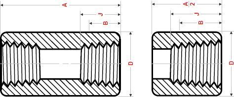Um desenho de um flange com medidas em um fundo branco.