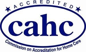 Logo for the Commission on Accreditation for Home Care (CAHC) featuring the letters