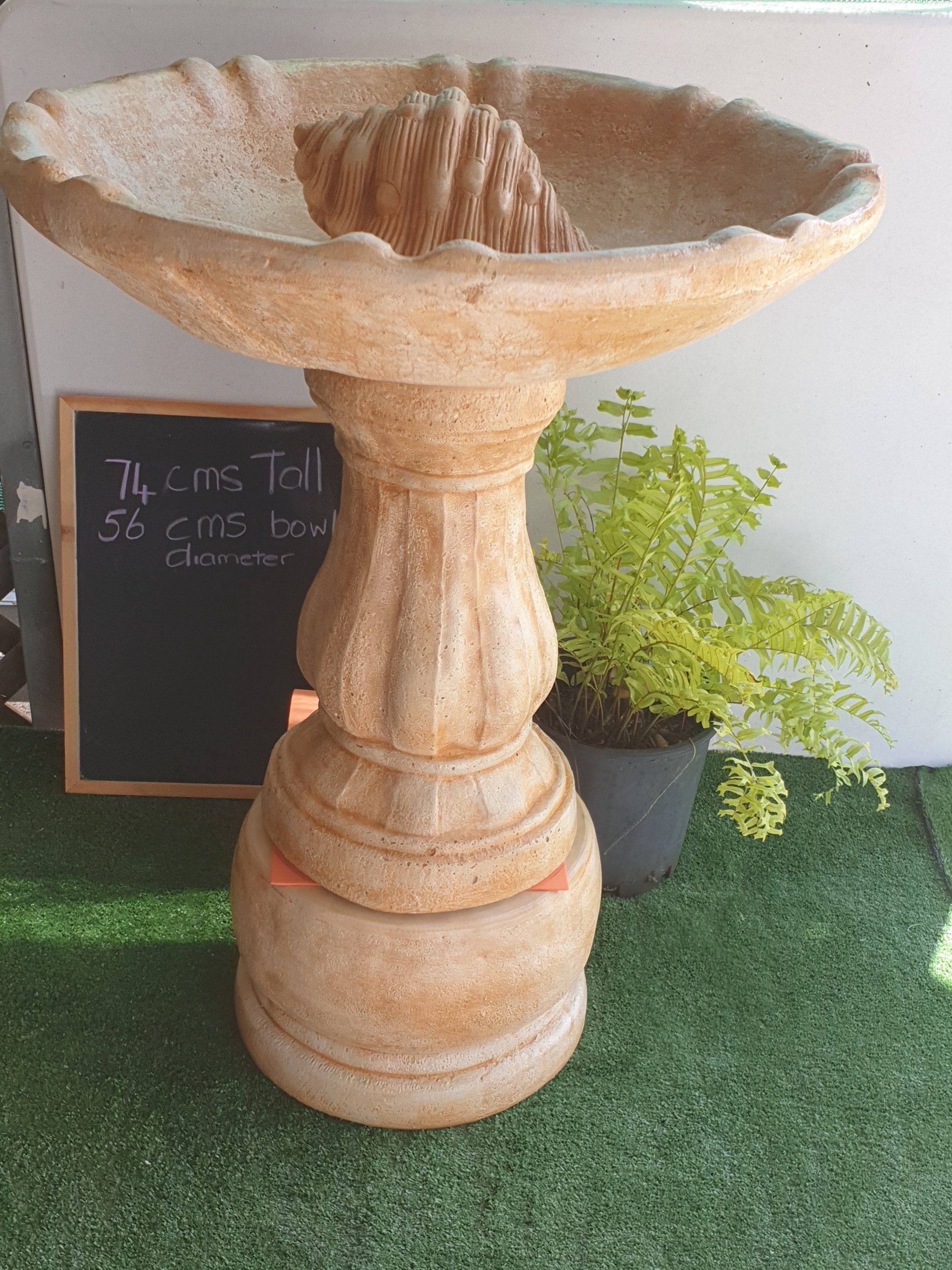 Tall Birdbath