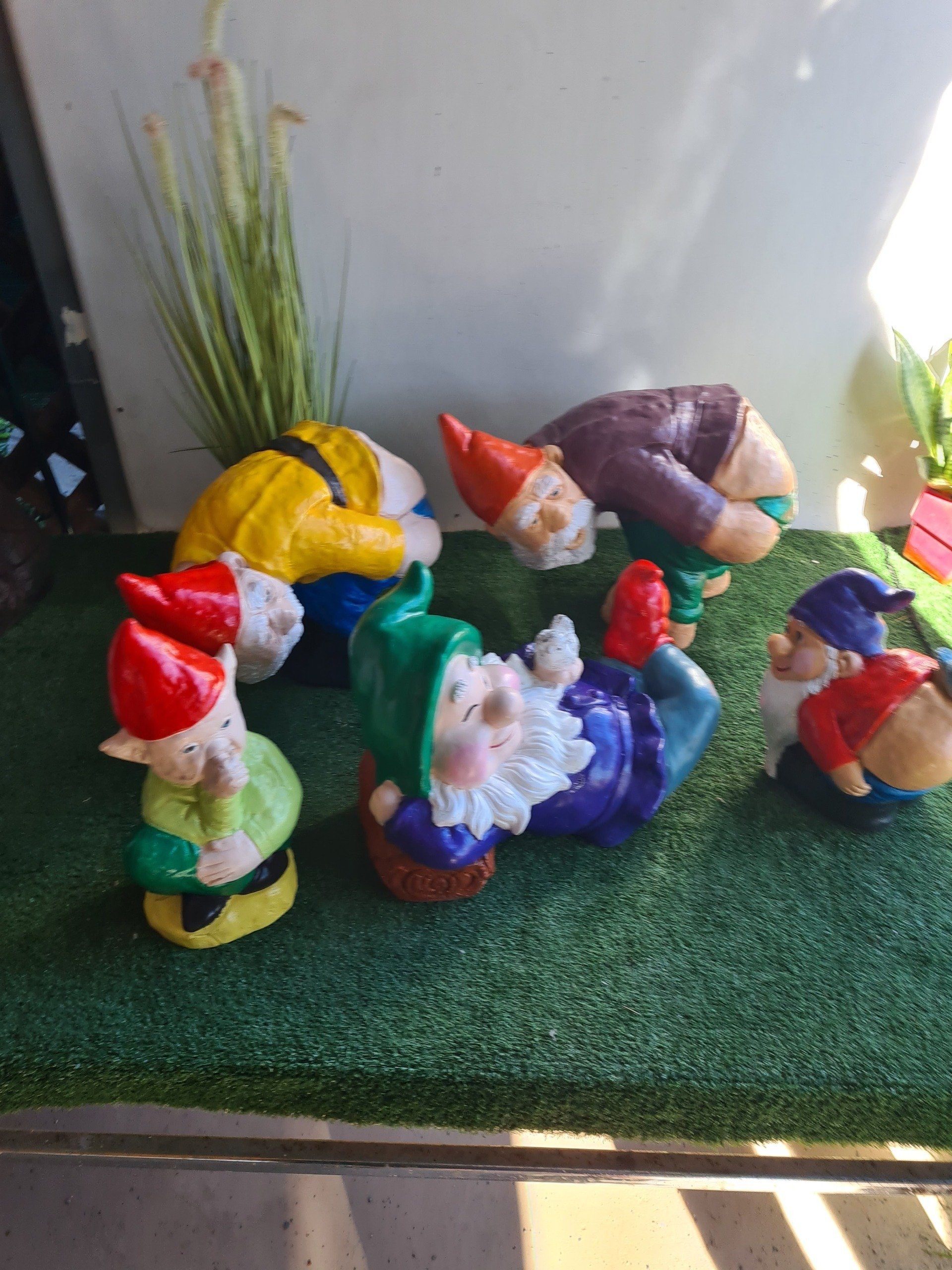 Cheeky Garden Gnomes Statues