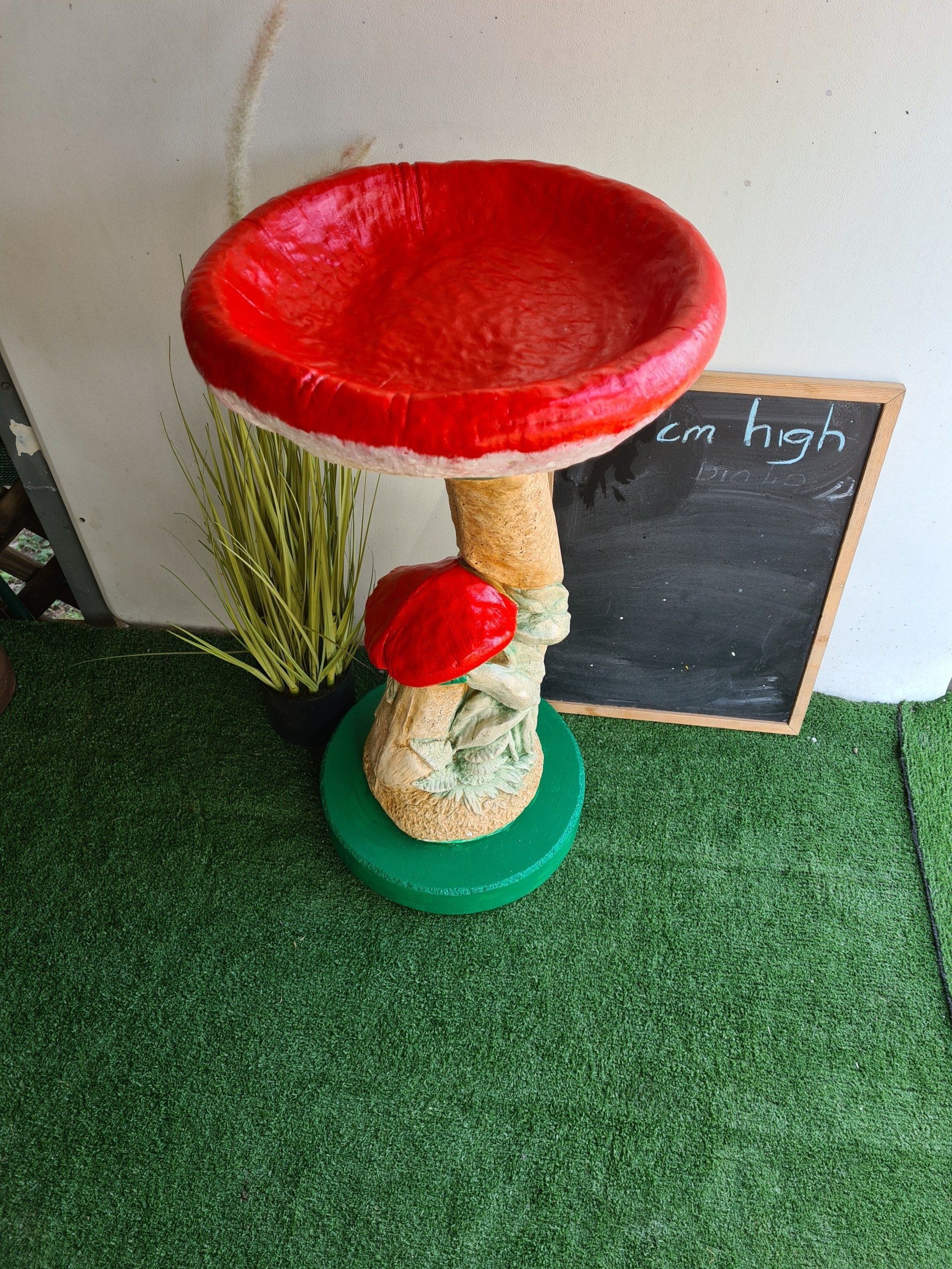 Mushroom Bird Feeder