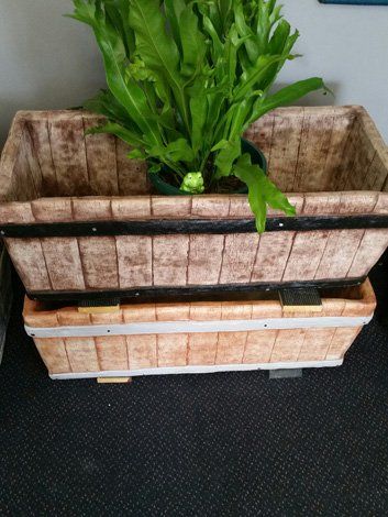 Concrete Tub Planters
