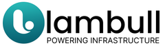 Lambull logo: a teal circle with a stylized 'L' icon next to the black text 