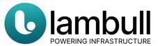Lambull logo: a teal circle with a stylized 'L' icon next to the black text 
