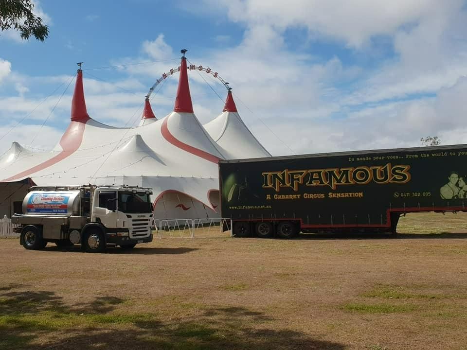 A Truck That Has The Word Infamous On It — Paap's Cleansing Services In Gin Gin, QLD