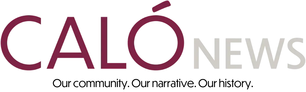 Caló News logo with burgundy text