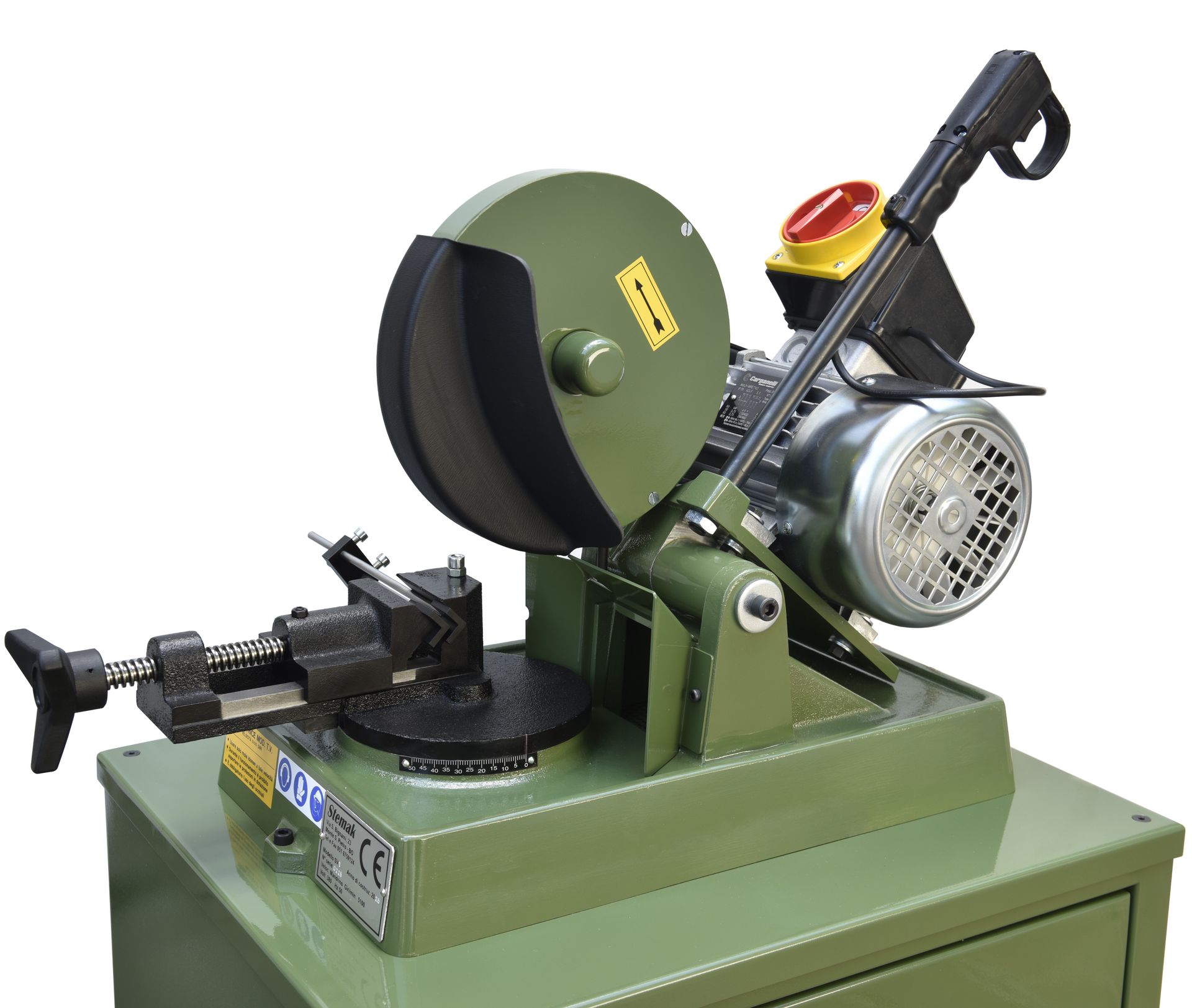 troncatrice disco abrasivo aspirazione particolare - STEMAK AUTOMAZIONE