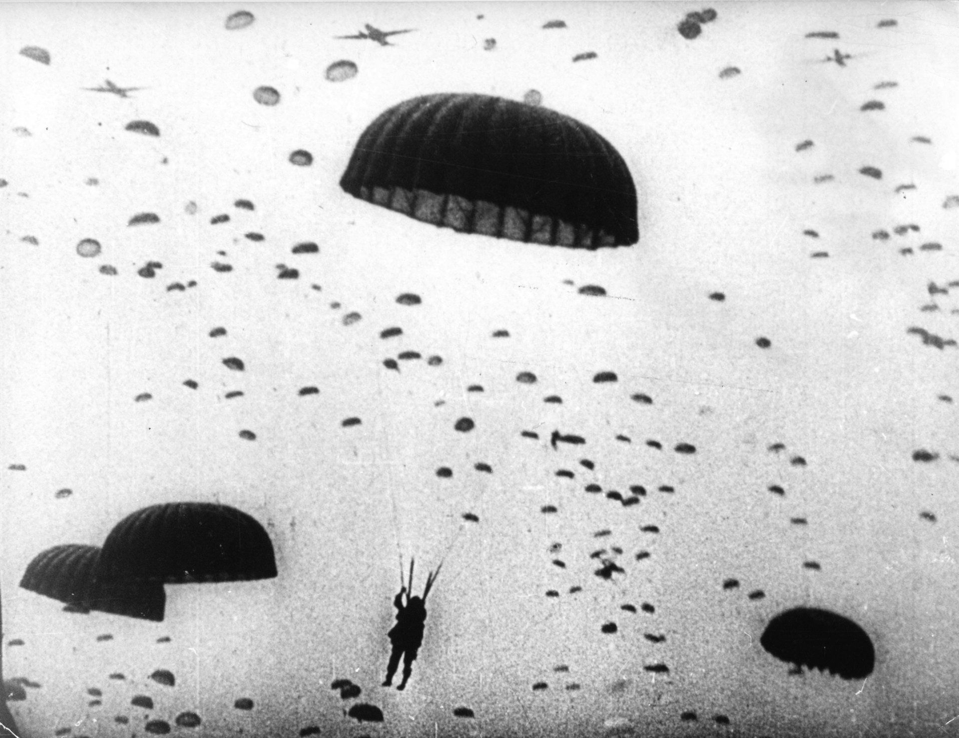 Landing van parachutisten september 1944