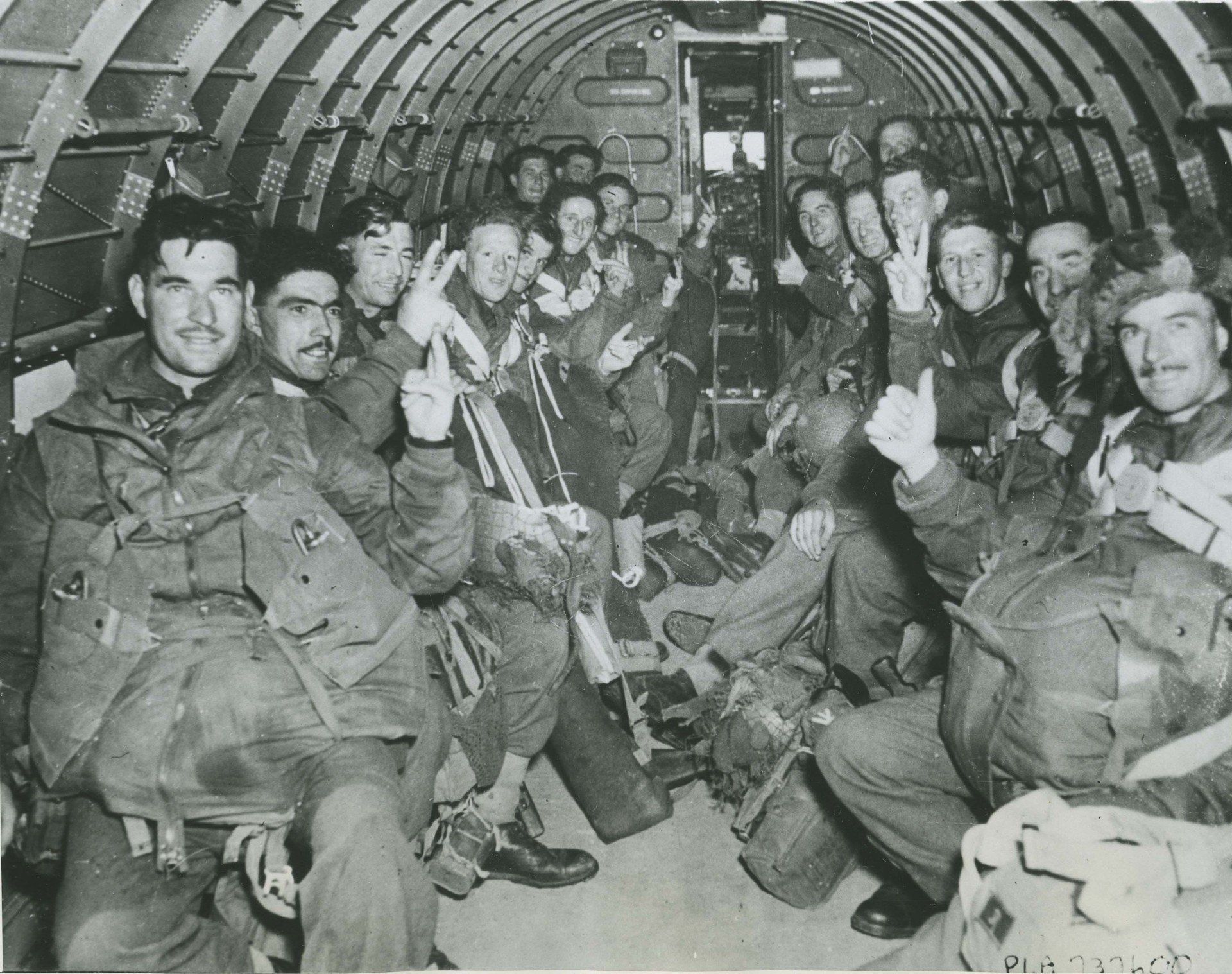 Landing van parachutisten september 1944