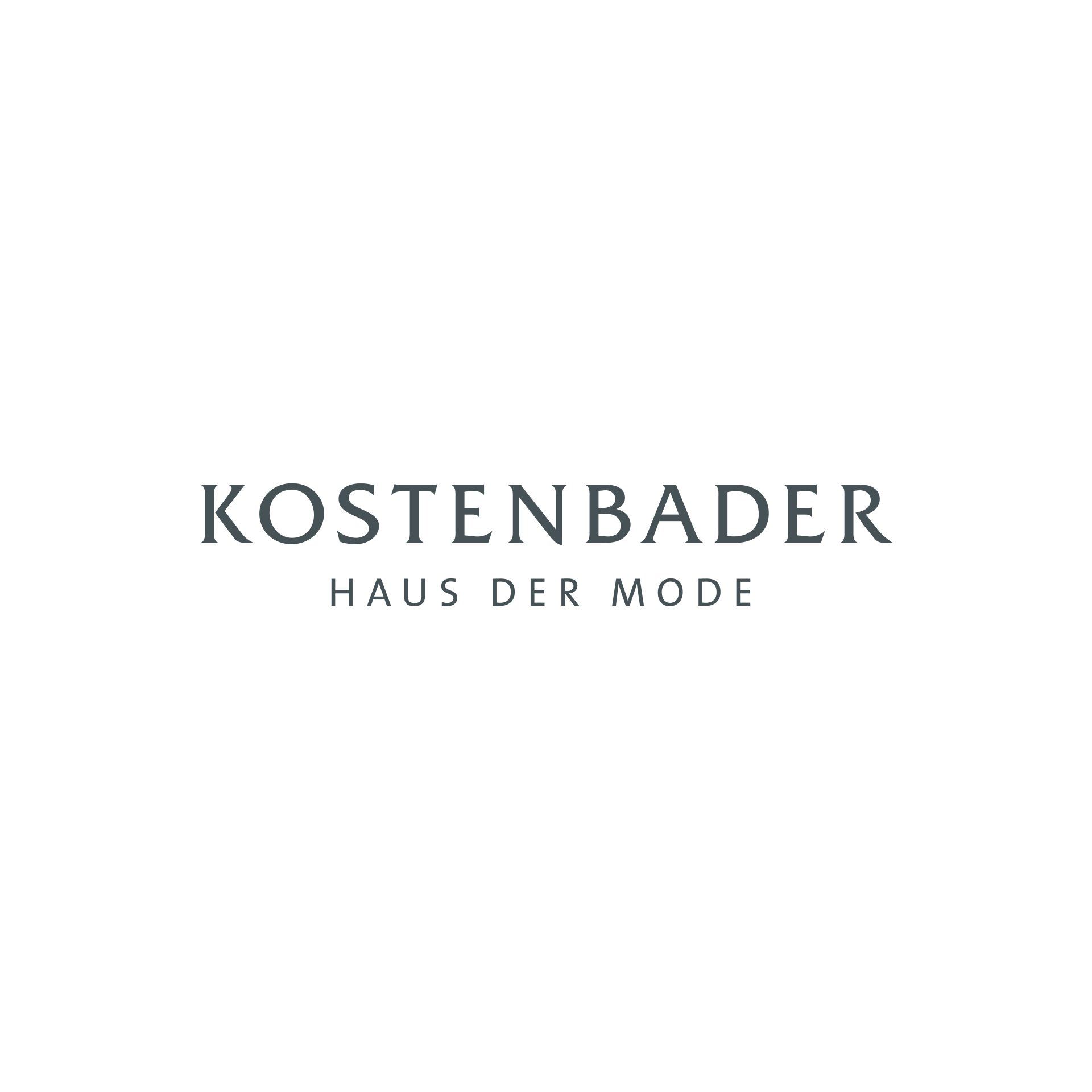 Das Logo von Kostenbader Haus der Mode steht auf weißem Hintergrund.