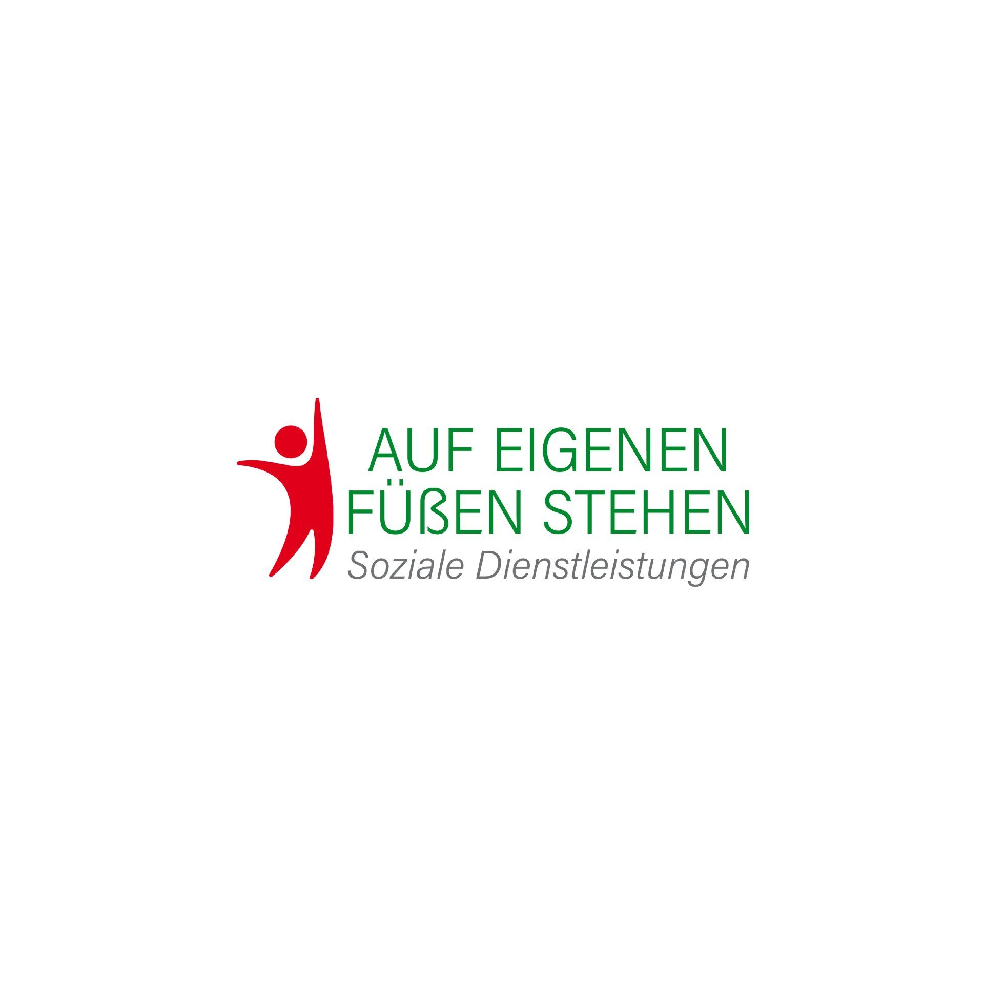 A logo for auf eigenen fußen stehen