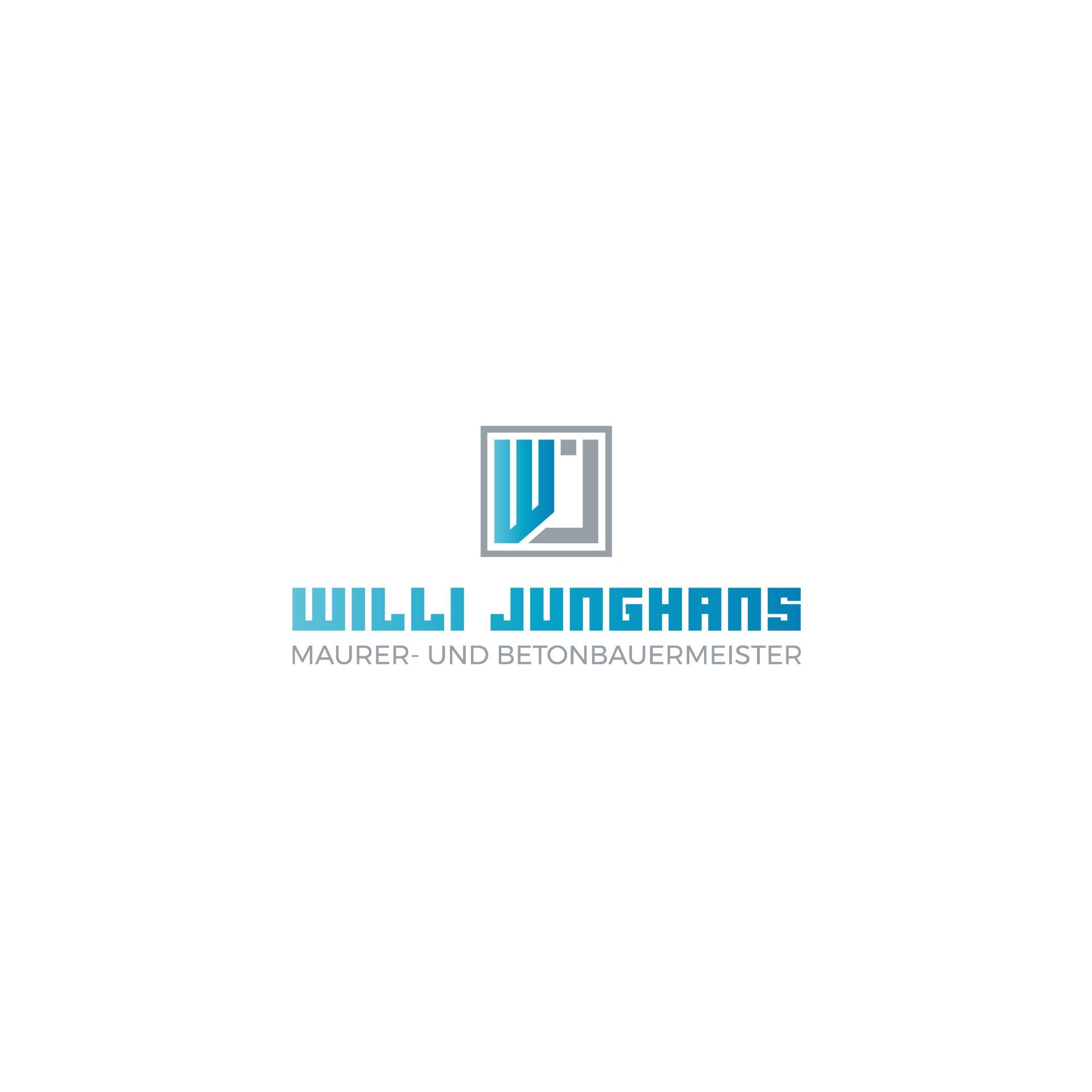 A logo for willi junghans maurer und betonbauermeister