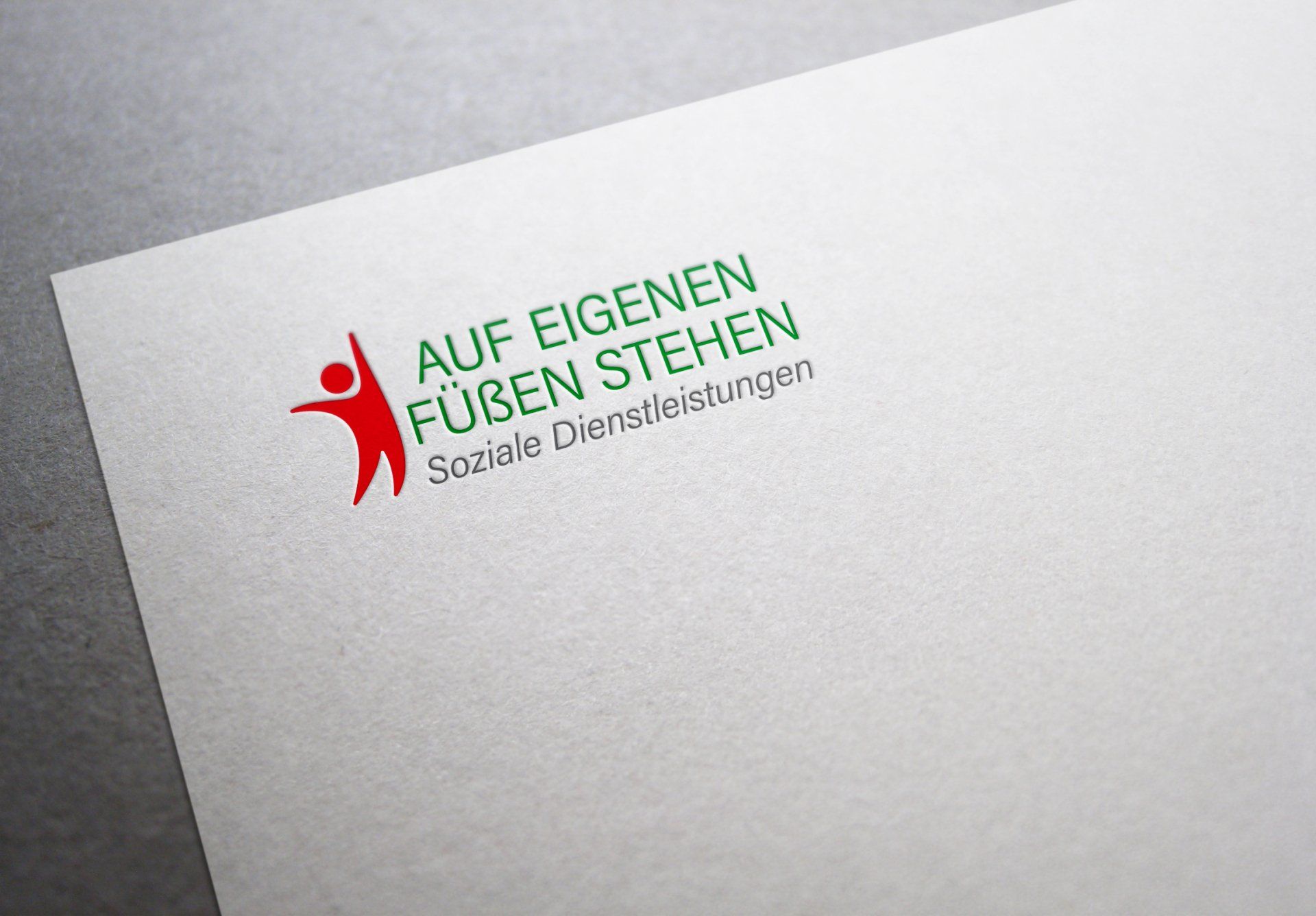 A piece of paper that says auf eigenen ufen stehen