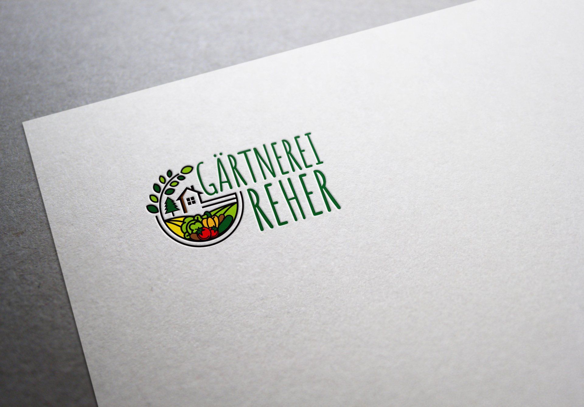 Ein Stück Papier mit dem Wort „Reher“ darauf