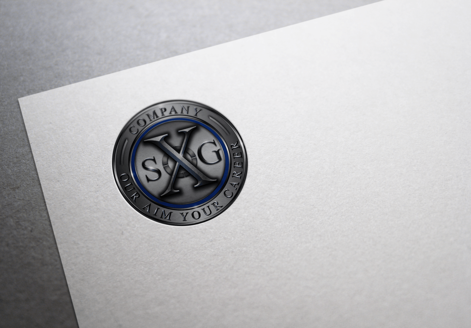 Auf einem Stück Papier befindet sich ein Logo.