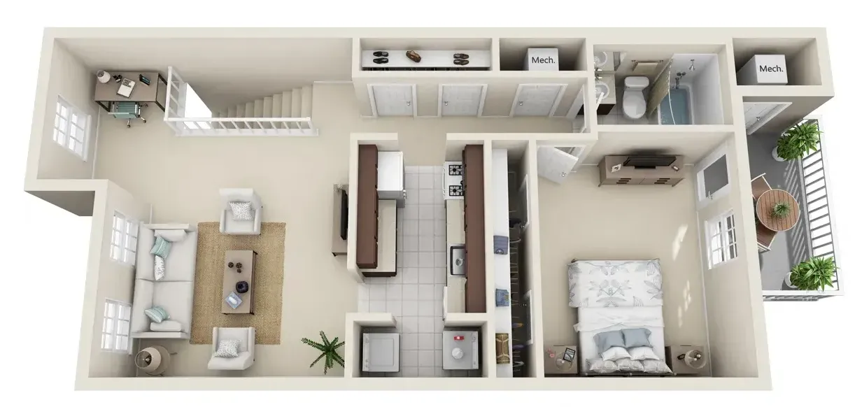 1 Bed | 1 Bath