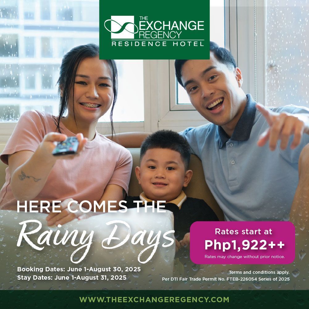 Exclusive summer deal when you book direct at The Exchange Regency Hotel in Ortigas.