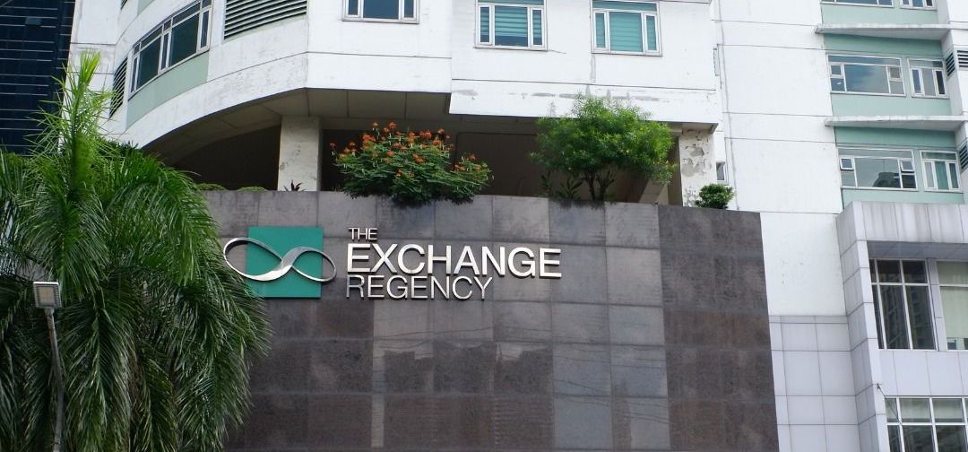Facade of The Exchange Regency Hotel in Pasig