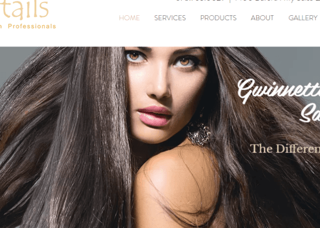 Beauty Salon Website Design Services | Salon, Nail Shop & Beauty Supplies Web  Design