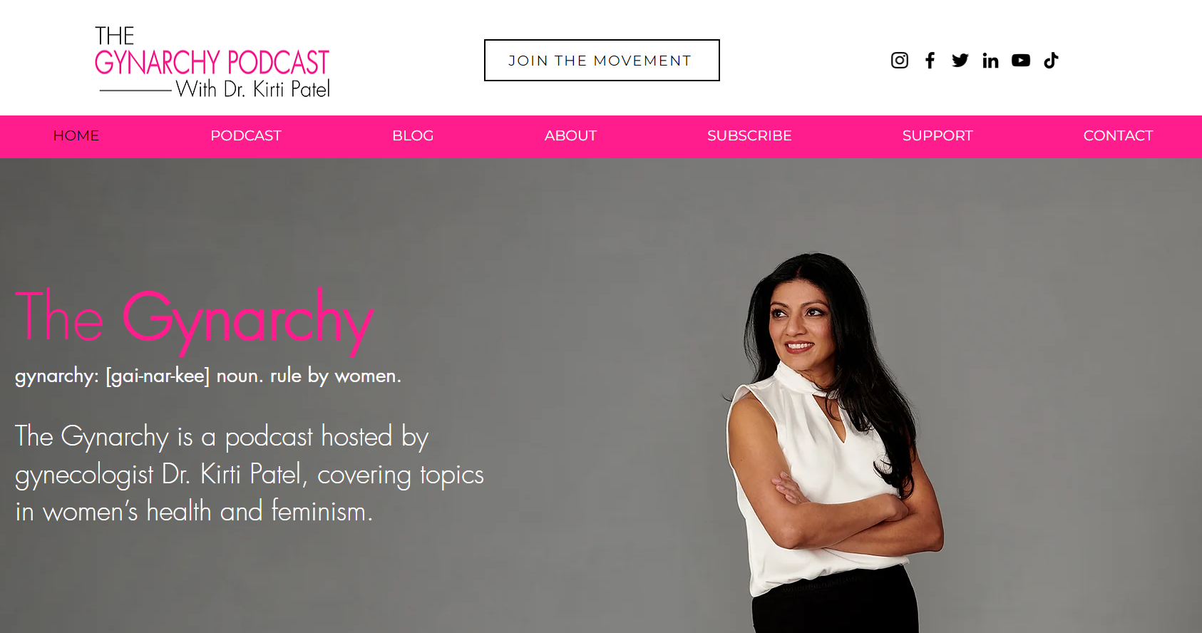 wix web design podcast site