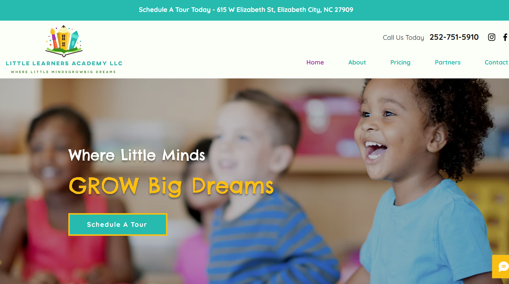 daycare web design