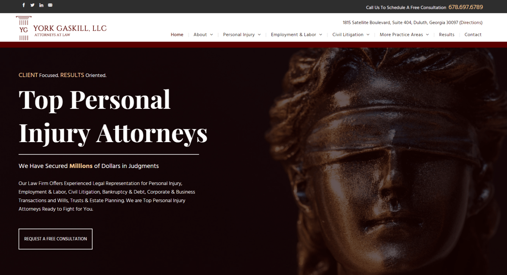 We Offer Fully Responsive Legal & Law Firm Websites